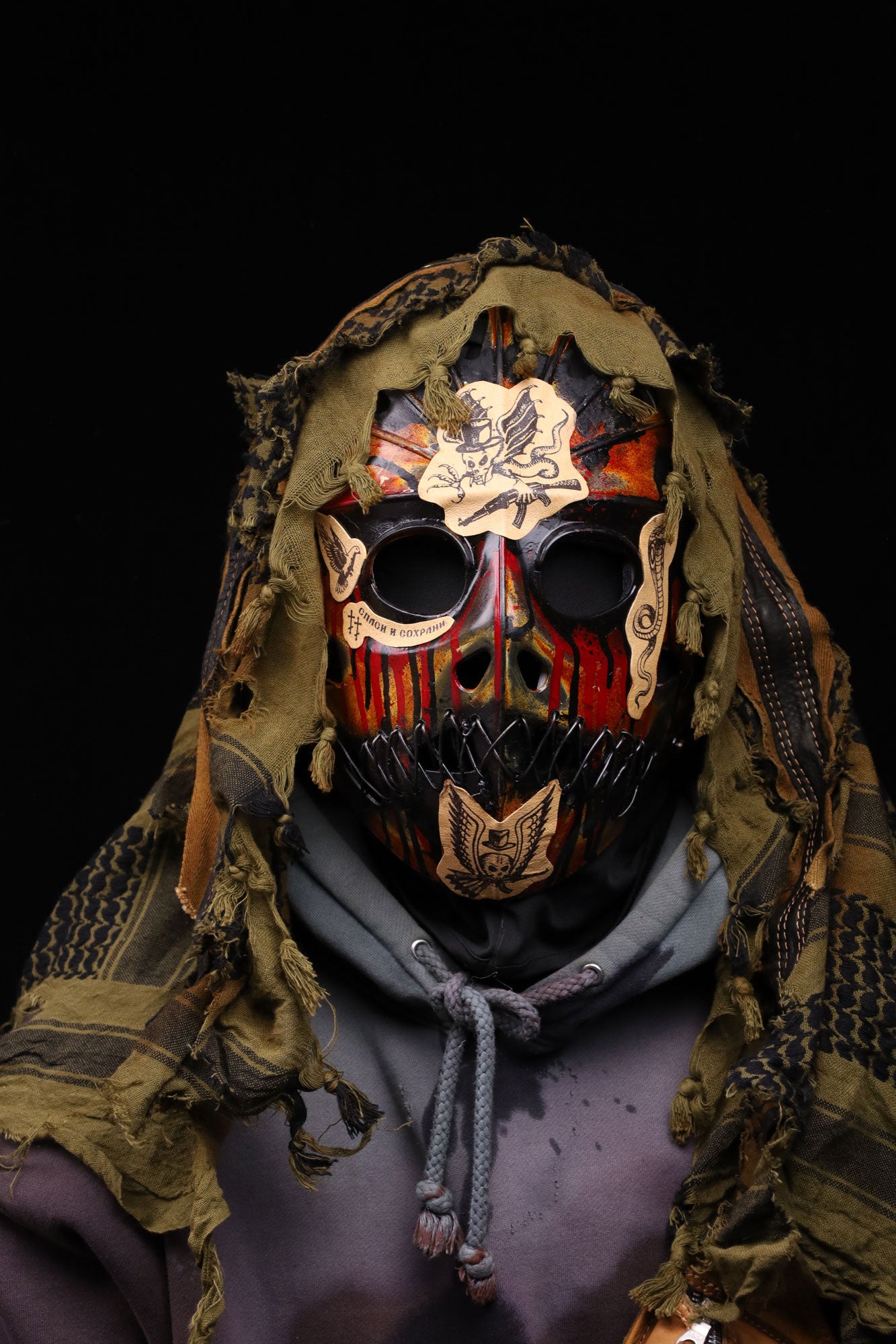 Mask　SBD Hockey Mask with Metal Jaw Detail – Davranov