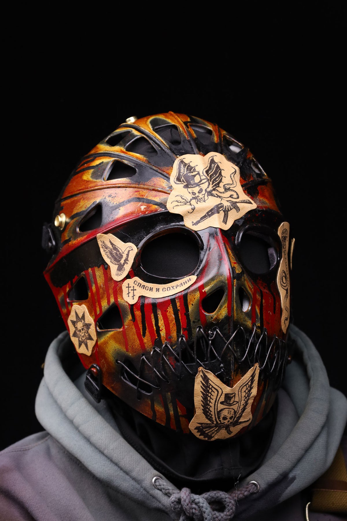 Hockey Mask with Metal Jaw Detail – Davranov