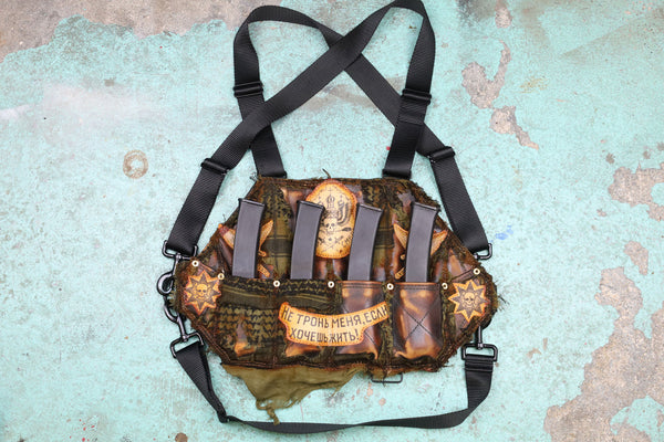 4 Cell SMG Chestrig with Map Pocket "Tattoo"