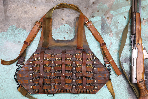 Leather SKS Chestrig + Leather Straps "Extended"
