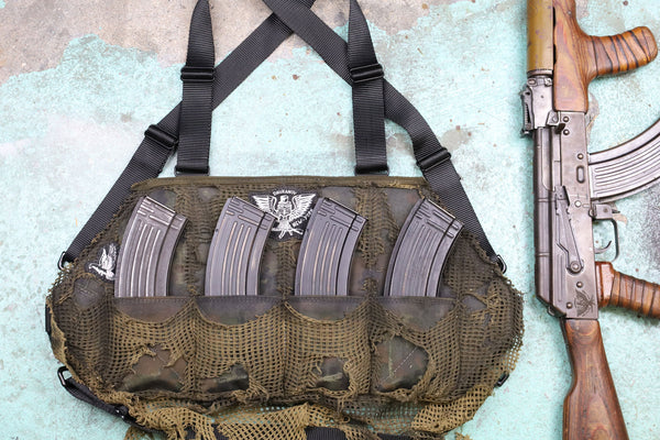 4 Cell AK Chestrig Flecktarn "Snipers Veil"