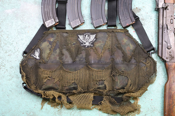 4 Cell AK Chestrig Flecktarn "Snipers Veil"