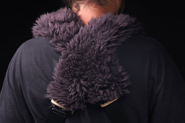 Shearling Shoulder Pads “Long Hair”