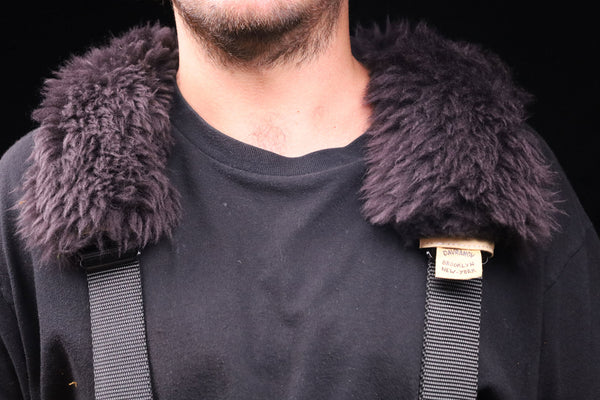 Shearling Shoulder Pads “Long Hair”