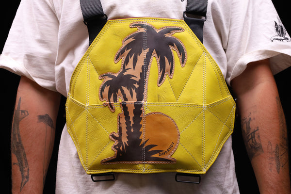 2 Cell Leather Chestrig "Palms"