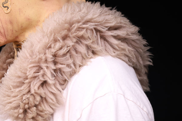 Shearling Shoulder Pads