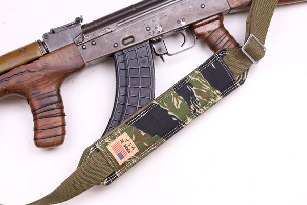 AK-47 Leather Sling "Tigerstripe"