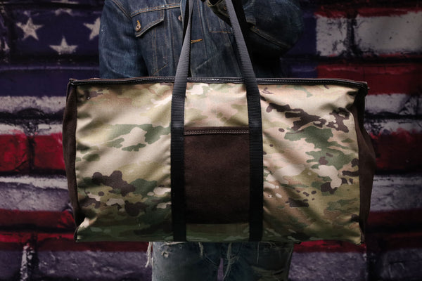 Zippered Tote Bag "Multicam”