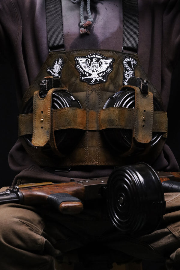 2 Cell Leather Drum Chestrig