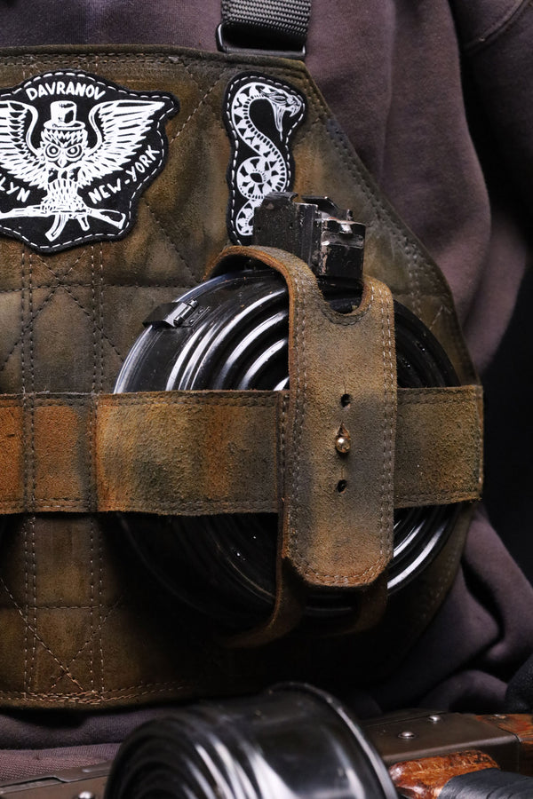 2 Cell Leather Drum Chestrig