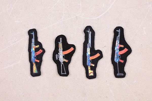 Leather Patches "AK"