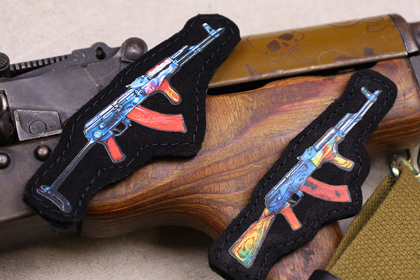 Leather Patches "AK"