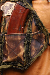 2 Cell Leather Chestrig