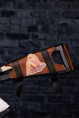 Triangle Leather Cheek Rest "Pin Up"