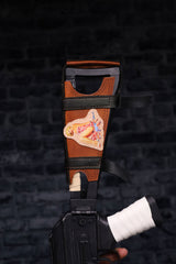 Triangle Leather Cheek Rest "Pin Up"