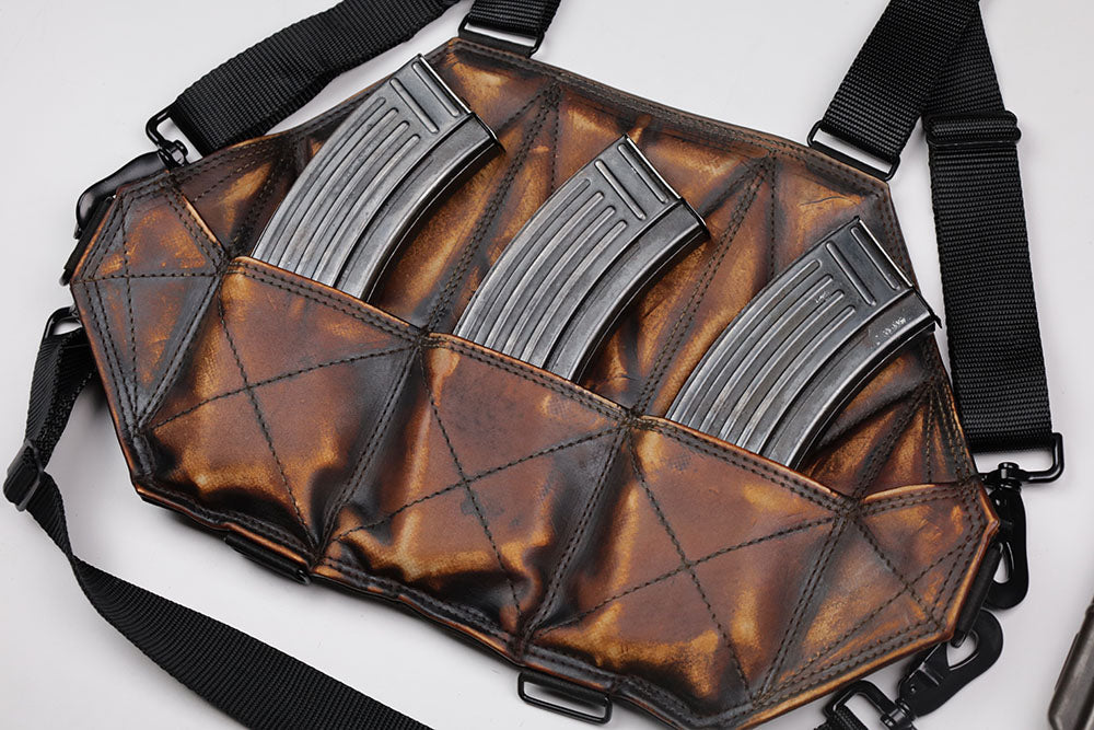 3 Cell Leather Chestrig – Davranov