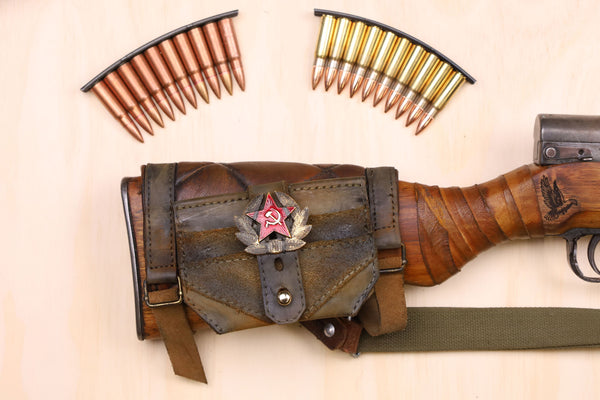 SKS Cheek Rest with Removable Pouch "Soviet"