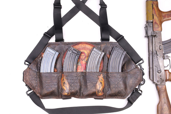4 Cell Leather Chestrig "Orthodox"
