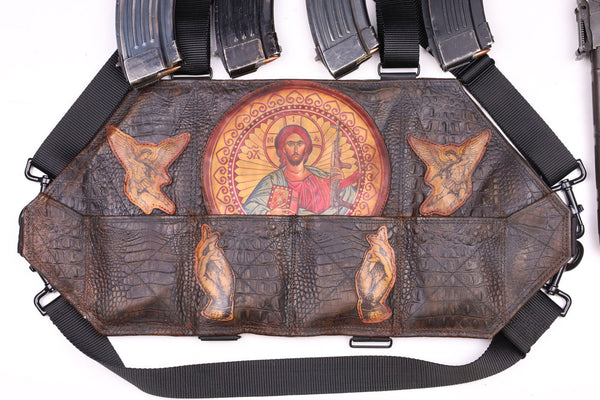 4 Cell Leather Chestrig "Orthodox"