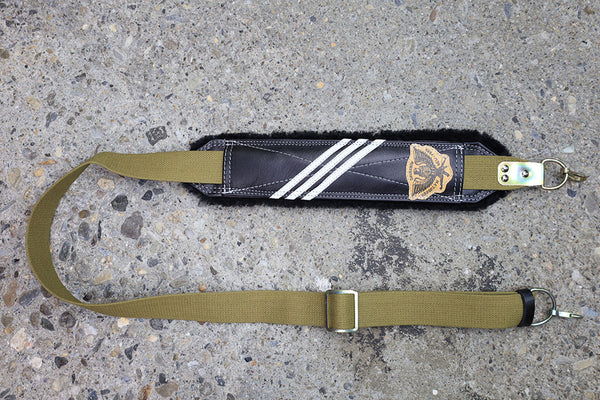 AK 47 Black Leather Goon Sling