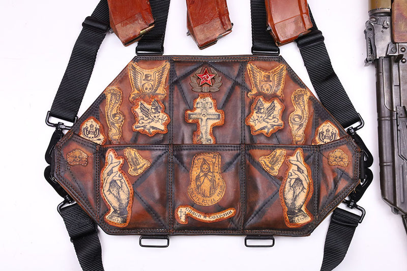 3 Cell Leather Chestrig "Soviet"