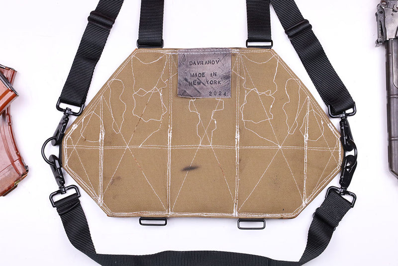 3 Cell Leather Chestrig "Soviet"