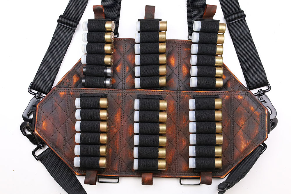 3 Cell Leather Shotgun Chestrig ( 6 Card ) – Davranov