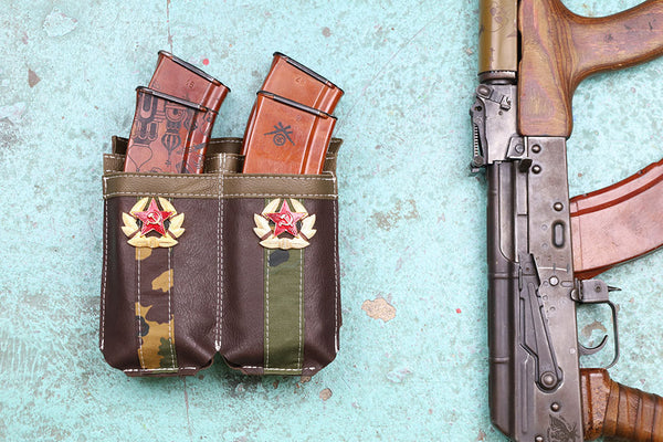 4 Cell AK Belt Attachment  "Soviet"