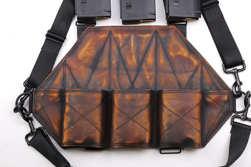 3 Cell Leather Battle Rifle Chestrig – Davranov